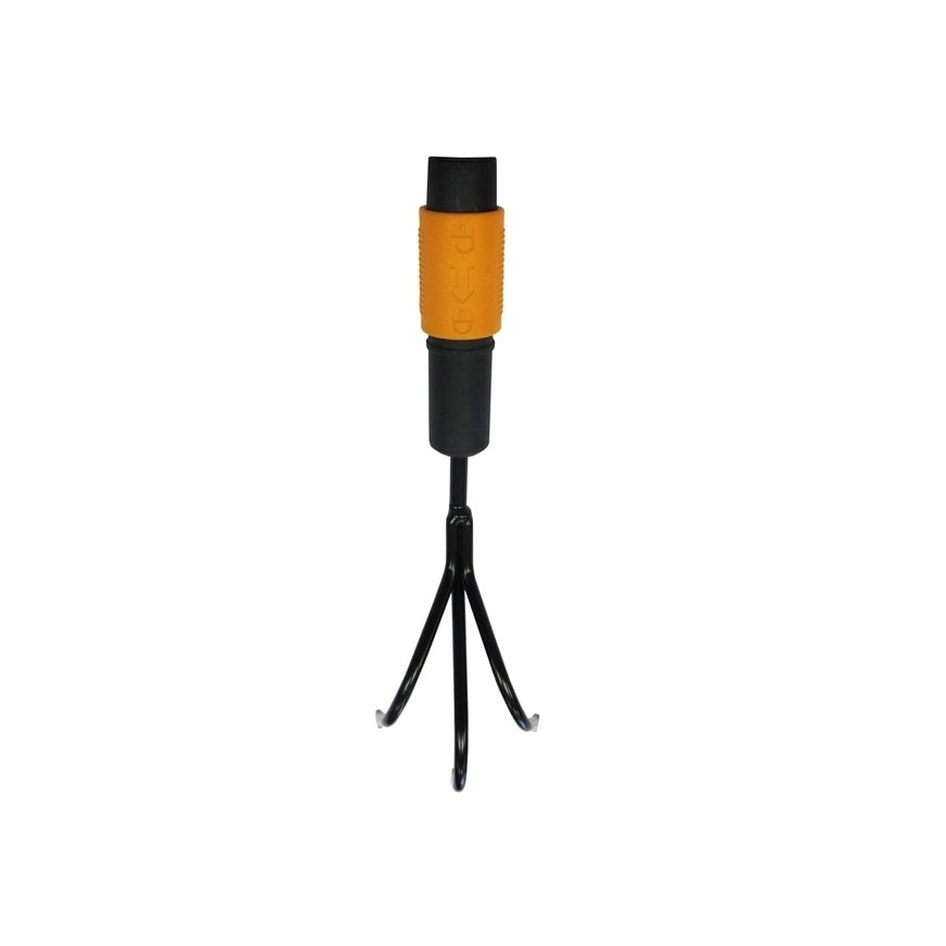 Fiskars QuikFit Melns Rokas kultivators