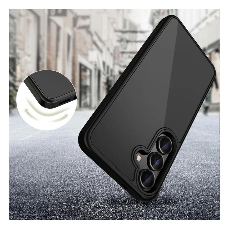 TECH-PROTECT MAGMAT GALAXY S25 EDGE MATINIS JUODAS