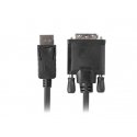 Lanberg CA-DPDV-10CU-0018-BK vaizdo kabelio adapteris 1,8 m DisplayPort DVI-D Juoda Lanberg CA-DPDV-10CU-0018-BK vaizdo kabelio adapteris 1,8 m DisplayPort DVI-D Juoda