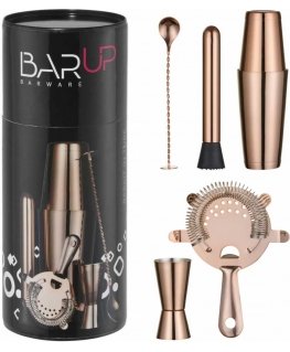Bar Up Barmeno komplekt torus, loksutus, segisti, sõel, loksutaja, lusikas - vask