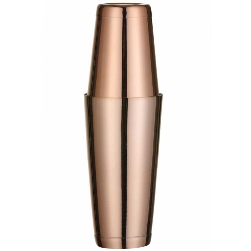 Bar Up Barmeno set in a tube, shaker, mixer, strainer, shaker, spoon - copper – 5