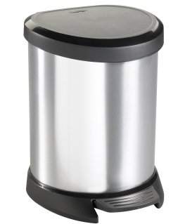 Curver Deco Bins 3253922160018 Turas Juoda, Sidabras