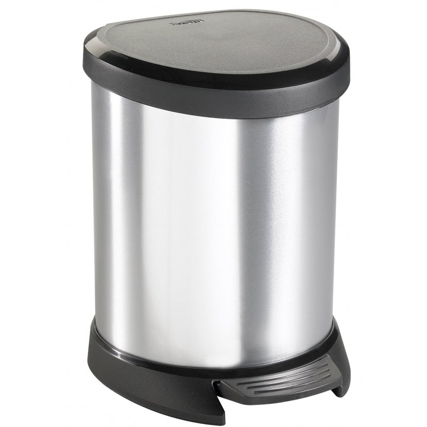 Curver Deco Bins 3253922160018 Turas Juoda, Sidabras