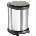 Curver Deco Bins 3253922160018 Apaļš Melns, Sudrabs Curver Deco Bins 3253922160018 Apaļš Melns, Sudrabs