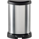 Curver Deco Bins 3253922160018 Круглый Черный, Серебристый Curver Deco Bins 3253922160018 Круглый Черный, Серебристый
