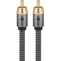 Goobay 65296 audio kabelis 5 m RCA Sudrabs, Melns Goobay 65296 audio kabelis 5 m RCA Sudrabs, Melns