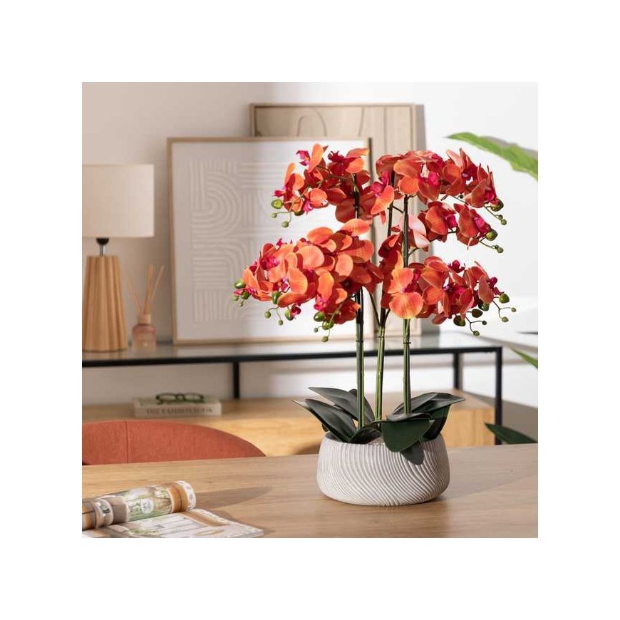 Atmosphera Artificial Flower in Pot, Orchid SANAE, 65 cm – 3