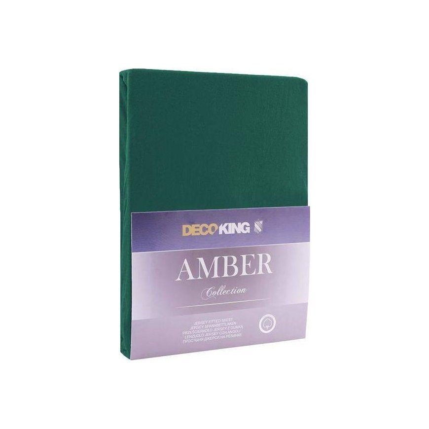 Gultas DecoKing Amber 180-200x200+30 cm, krāsa: tumši zaļa