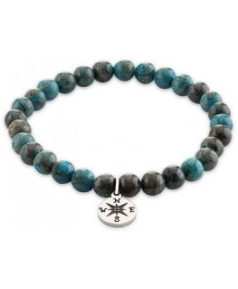 Traveler's Jasper Bead Bracelet