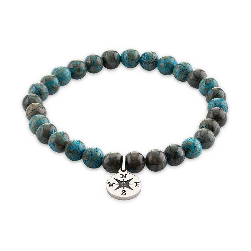 Traveler's Jasper Bead Bracelet