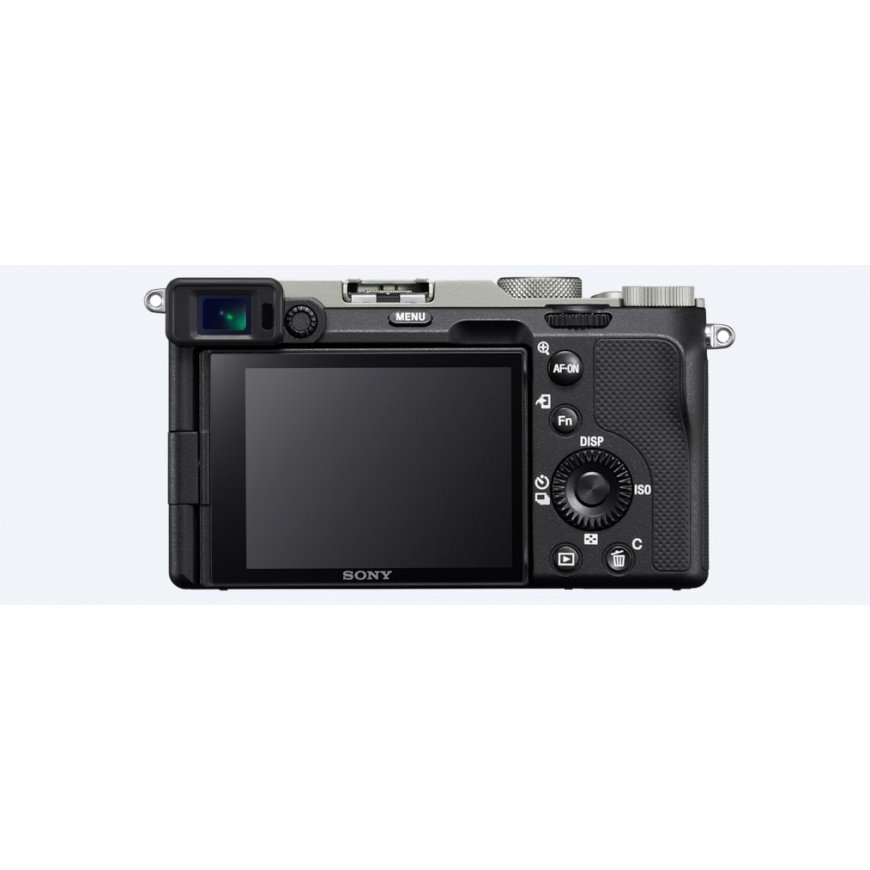 Sony α 7C MILC-kere 24,2 MP CMOS 6000 x 4000 pikslit Must, Hõbe – 3