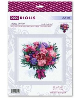 Uab Riolis ristpistes tikandikomplekt "Viljandipott" 25x25 cm SR2230