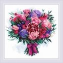 UAB Riolis Cross Stitch Kit "Fruit Bouquet" 25x25 cm SR2230 UAB Riolis Cross Stitch Kit "Fruit Bouquet" 25x25 cm SR2230