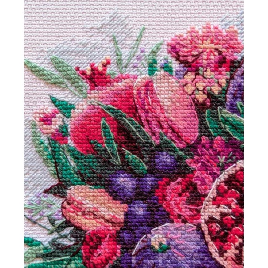 UAB Riolis Cross Stitch Kit "Fruit Bouquet" 25x25 cm SR2230 – 4