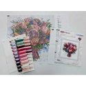 UAB Riolis Cross Stitch Kit "Fruit Bouquet" 25x25 cm SR2230 UAB Riolis Cross Stitch Kit "Fruit Bouquet" 25x25 cm SR2230