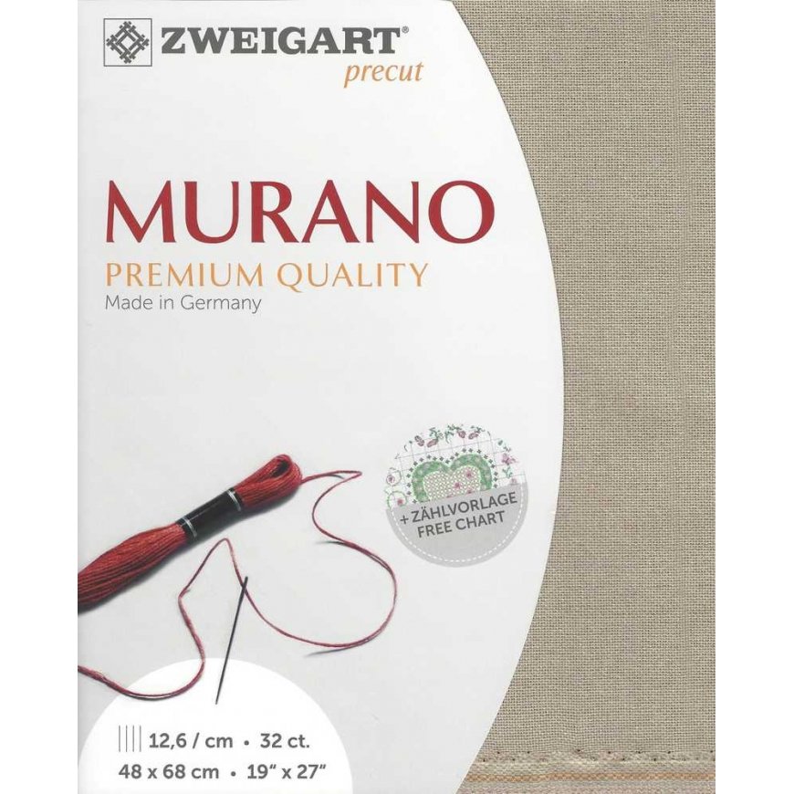 Zweigart Sawitzki Предварительно вырезанный Murano 48x68 см 39847794868 – 2