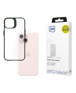 3MK Satin Armor Case+ mobilo telefonu apvalks 15,5 cm (6.1") Aploksne Zaļš, Caurspīdīgs