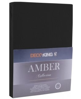 Paklodė DecoKing Amber Must, 180x200 cm, kummiga