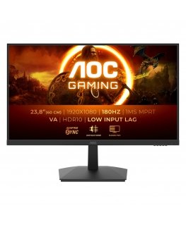 AOC G1 24G15N2 kompiuterio monitorius 60,5 cm (23.8") 1920 x 1080 pikseliai „Full HD“ LCD Juoda