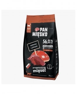 Pan Mięsko kuiva kissanruoka naudalle ja hirvelle (aikuisille kissoille) M 1,6kg