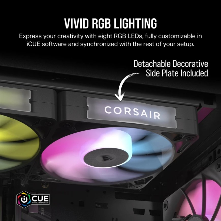Corsair iCUE LINK RX120 RGB Arvuti korpus Ventilaator 12 cm Must 1 tk – 5