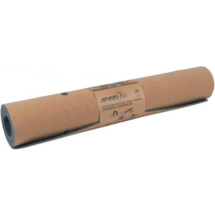 Korkkijoogamatto 183x61x0,4 cm ENERO FIT – 4