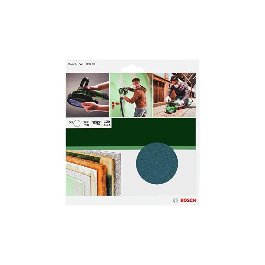 Bosch Smėlio diskas sienoms P120 180mm (2609256D39) – 2