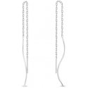 Brilio Silver Brilio Sidabrinis Stylish Long Chain Earrings EA697W Brilio Silver Brilio Sidabrinis Stylish Long Chain Earrings EA697W