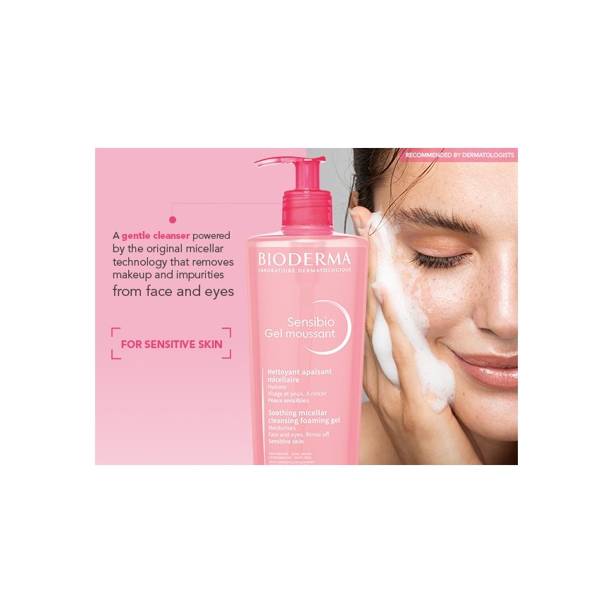 Valantis putojantis gelis Sensibio Gel Moussant (Švelnus valomasis putos) – 2
