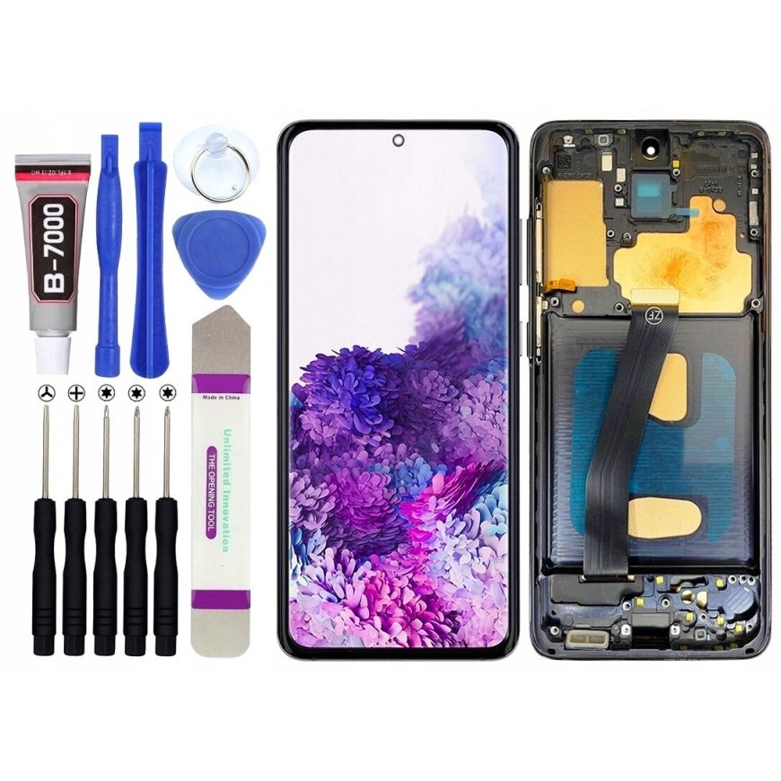 LCD ekranas, skirtas SAMSUNG A56 5G INCELL su rėmeliu