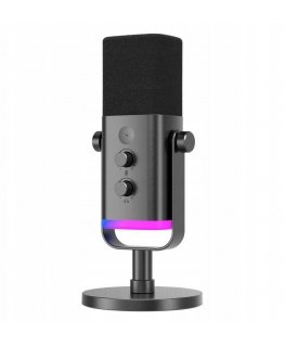 Dinamisks studiju mikrofons Fifine AM8 AMPLIGAME USB/XLR RGB spēļu PnP