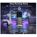 Dinaminis studijinis mikrofonas Fifine AM8 AMPLIGAME USB/XLR RGB žaidimų PnP Dinaminis studijinis mikrofonas Fifine AM8 AMPLIGAME USB/XLR RGB žaidimų PnP