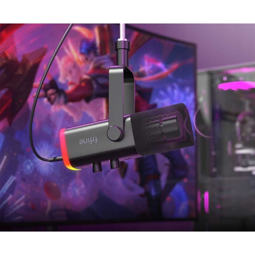 Dinamiinne stuudiomikrofon Fifine AM8 AMPLIGAME USB/XLR RGB mängimise PnP – 4