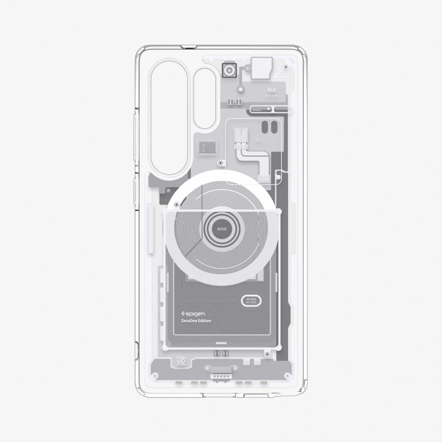 Spigen Galaxy S25 Ultra Case Ultra Hybrid Zero One (MagFit) White – 3