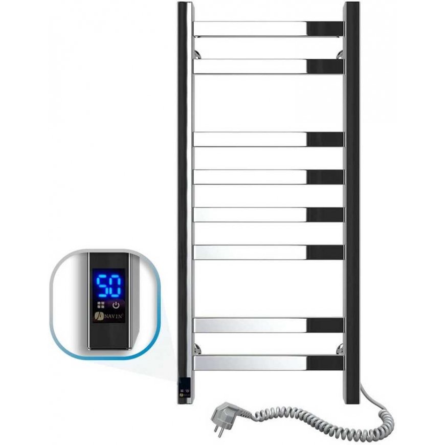 Electric towel dryer Navin Avangard Sensor 380x800, with timer, 10-028053-3680, – 4
