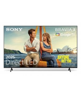 Sony K-85S3 2,15 m (84.6") 4K Ultra HD Viedtelevizors Wi-Fi Melns