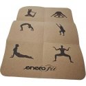 Käytännöllinen ja taitettava pelimatto korkkimateriaalista, 183x61x0,4 cm, ENERO FIT