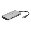 D-Link DUB-M810 kannettavien tietokoneiden telakka ja porttitoistin Langallinen USB 3.2 Gen 1 (3.1 G