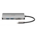 D-Link DUB-M810 kannettavien tietokoneiden telakka ja porttitoistin Langallinen USB 3.2 Gen 1 (3.1 G