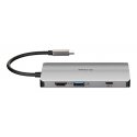 D-Link DUB-M810 dokstacija Vadu USB 3.2 Gen 1 (3.1 Gen 1) Type-C Alumīnijs