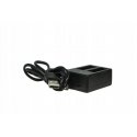 Xrec divu USB lādētājs AHDBT-501/ GoPro HERO 7 6 5 Black Xrec divu USB lādētājs AHDBT-501/ GoPro HERO 7 6 5 Black
