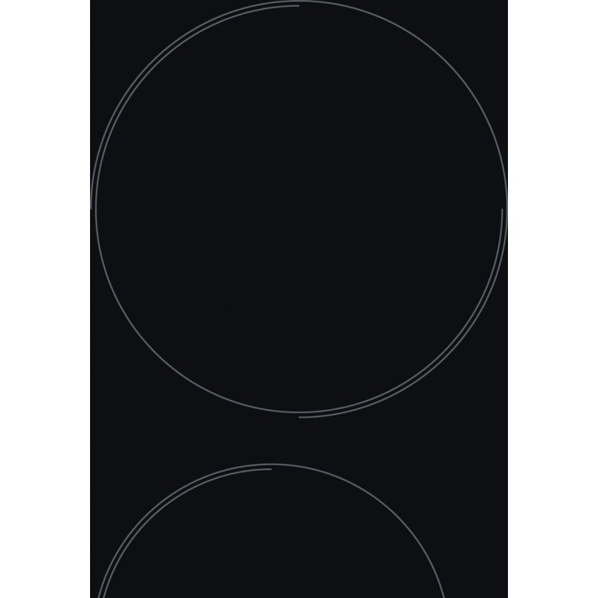 Indesit AAR 160 C Juoda Įmontuoti 58 cm Keraminis 4 zone(s) – 4