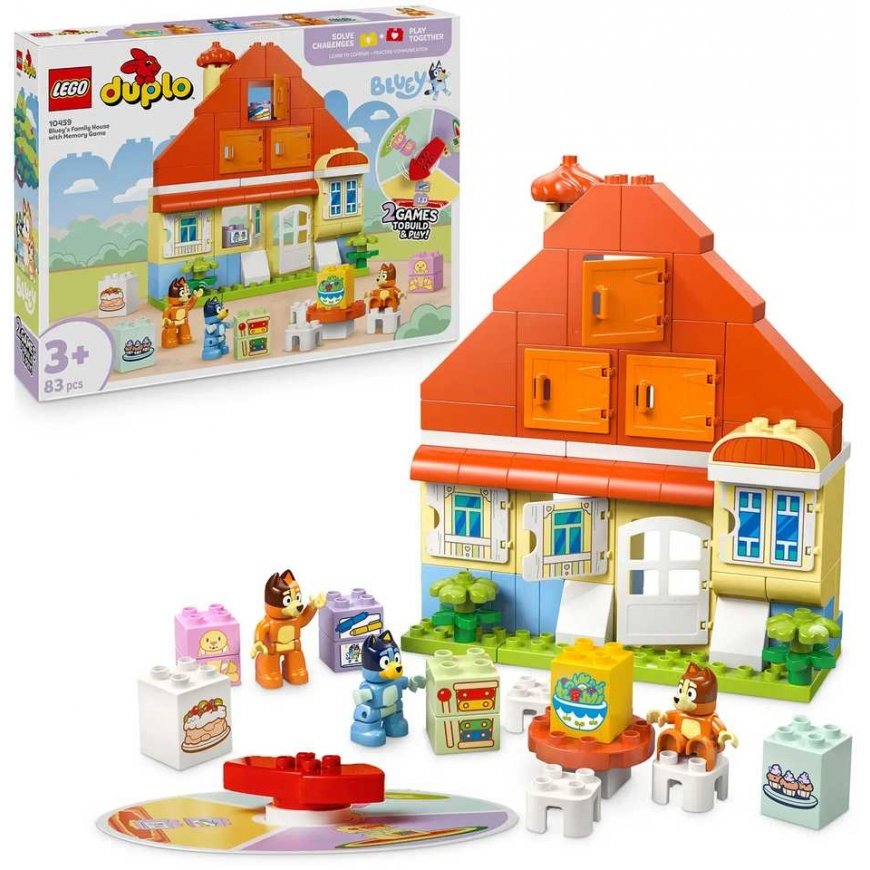 LEGO® DUPLO® 10459 Bluey maja ja mälumäng