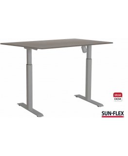 Reguleeritava kõrgusega laud SUN-FLEX ADAPT I, ühe mootori, hall 120x80cm