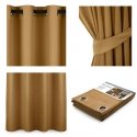 Nakts aizkars ar gredzeniem AmeliaHome BLACKOUT 140X245 cm, 1 gab., krāsa: sinepju Nakts aizkars ar gredzeniem AmeliaHome BLACKOUT 140X245 cm, 1 gab., krāsa: sinepju