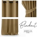 Night curtain with rings AmeliaHome BLACKOUT 140X245 cm, 1 pc., color: mustard Night curtain with rings AmeliaHome BLACKOUT 140X245 cm, 1 pc., color: mustard
