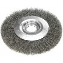 Graphite Wire Brush Disc 200 x 32 mm, crimped wire, steel Graphite Wire Brush Disc 200 x 32 mm, crimped wire, steel