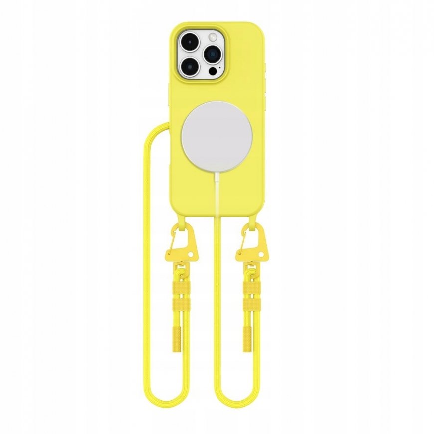 TECH-PROTECT MAGNECKLACE MAGSAFE IPHONE 16 PRO KANARŲ GELTONA