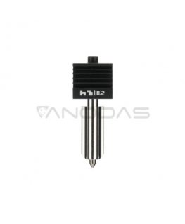 Bambu Lab H2D series printer nozzle with stainless steel tip – 0.2 mm