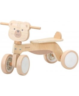 Игрушка Viga Toys VIGA PolarB Деревянный Каталка Медвежонок Коричневый Мягкие Колеса